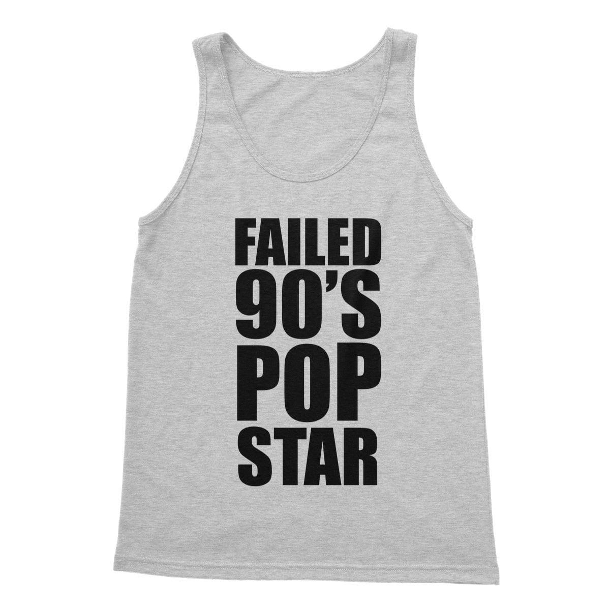 Failed 90's Pop Star Softstyle Tank Top | Apparel Sports Grey