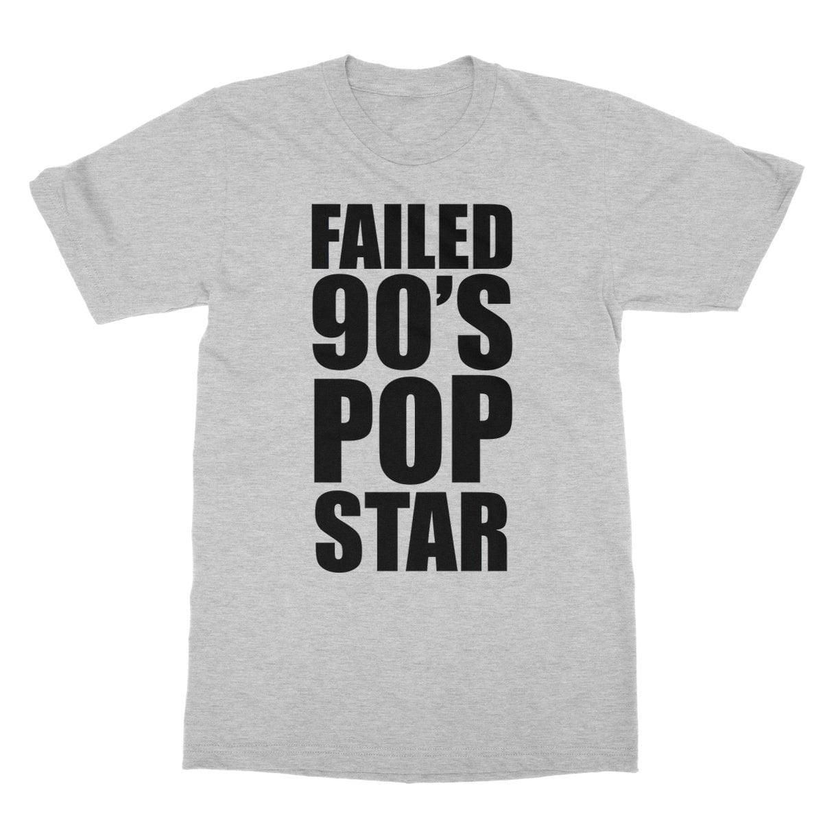 Failed 90's Pop Star Softstyle T-Shirt | Apparel Sport Grey