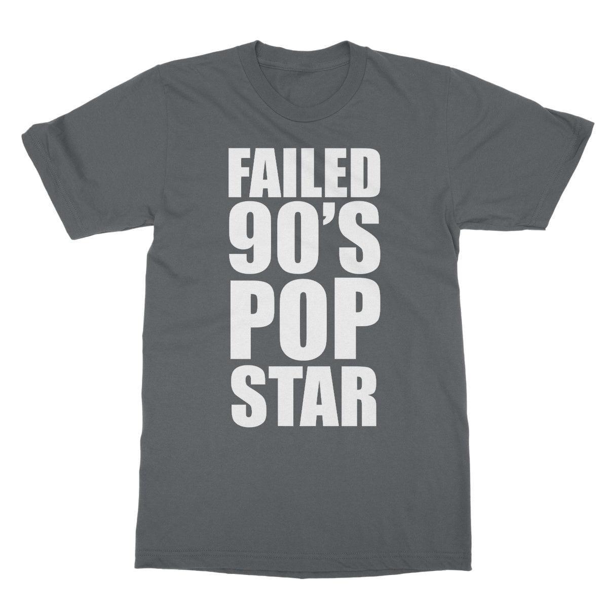 Failed 90's Pop Star Softstyle T-Shirt | Apparel Charcoal