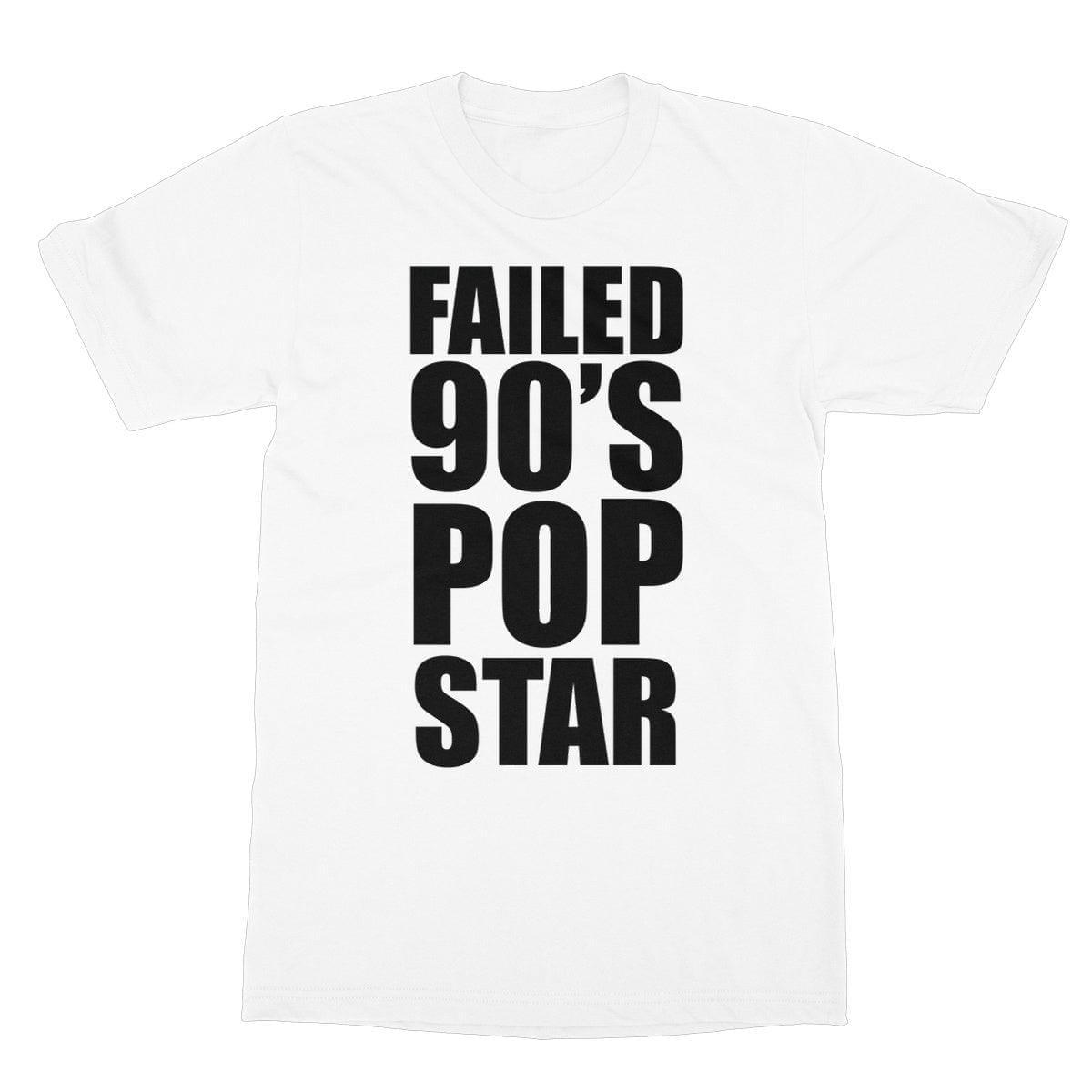 Failed 90's Pop Star Softstyle T-Shirt | Apparel White