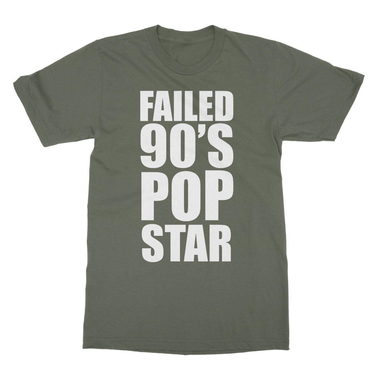 Failed 90's Pop Star Softstyle T-Shirt | Apparel Military Green