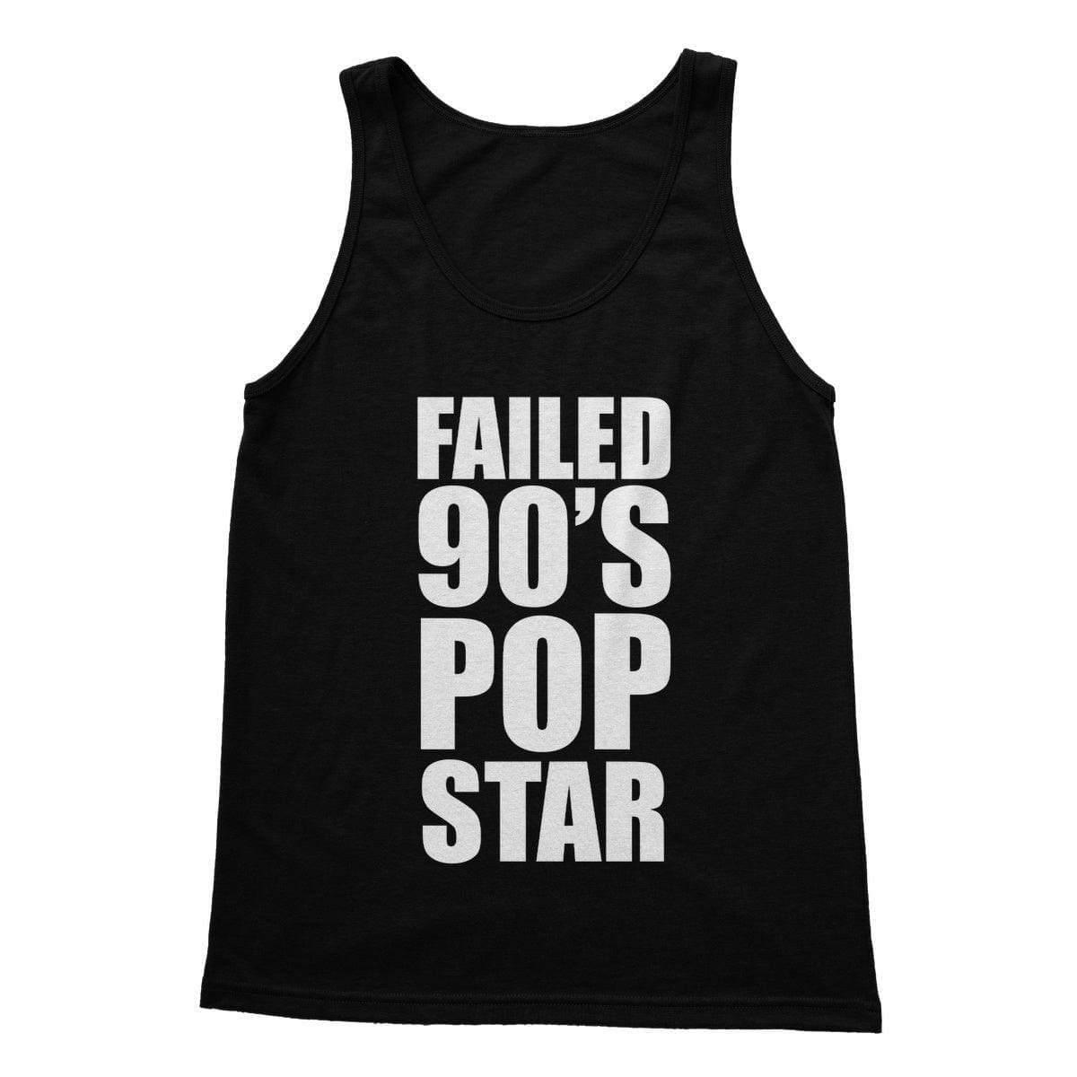 Failed 90's Pop Star Softstyle Tank Top | Apparel Black