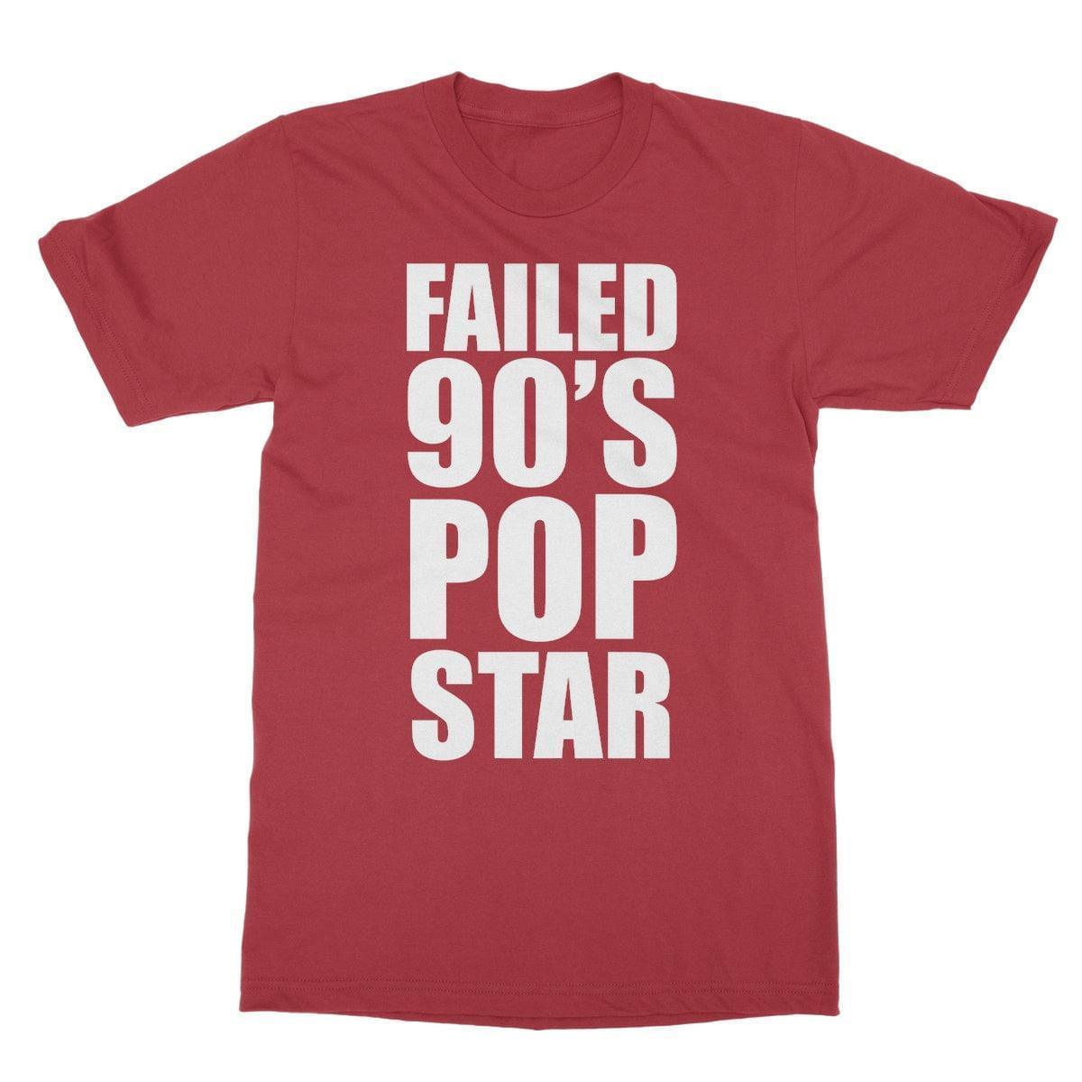 Failed 90's Pop Star Softstyle T-Shirt | Apparel Cherry Red