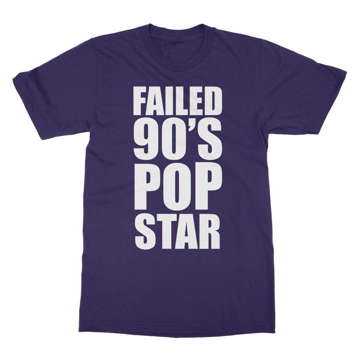 Failed 90's Pop Star Softstyle T-Shirt | Apparel Purple