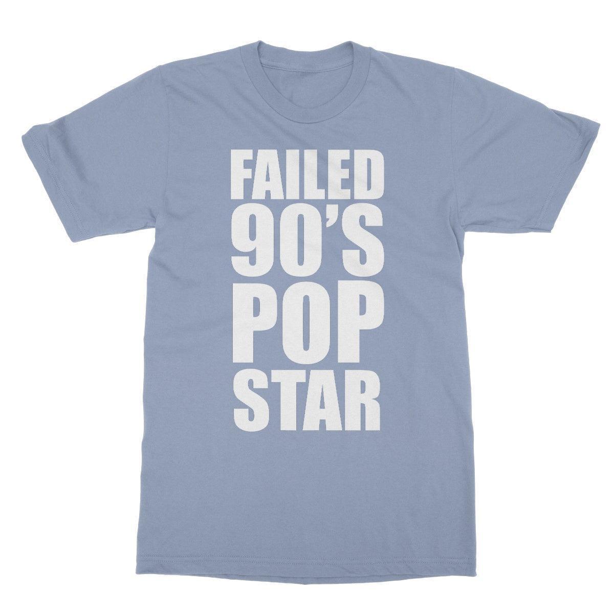 Failed 90's Pop Star Softstyle T-Shirt | Apparel Light Blue