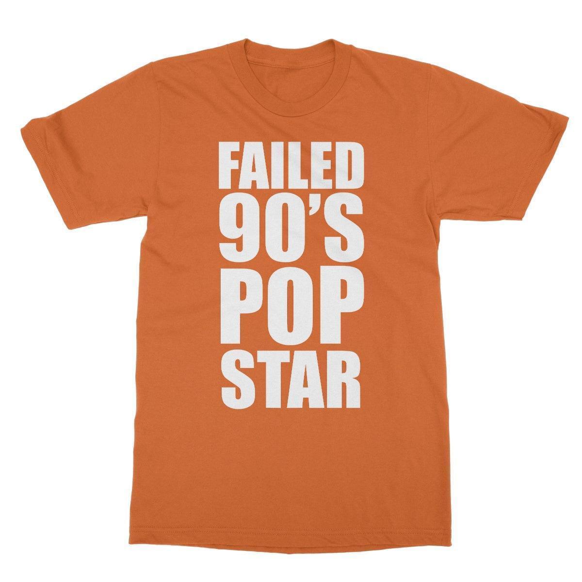 Failed 90's Pop Star Softstyle T-Shirt | Apparel Orange