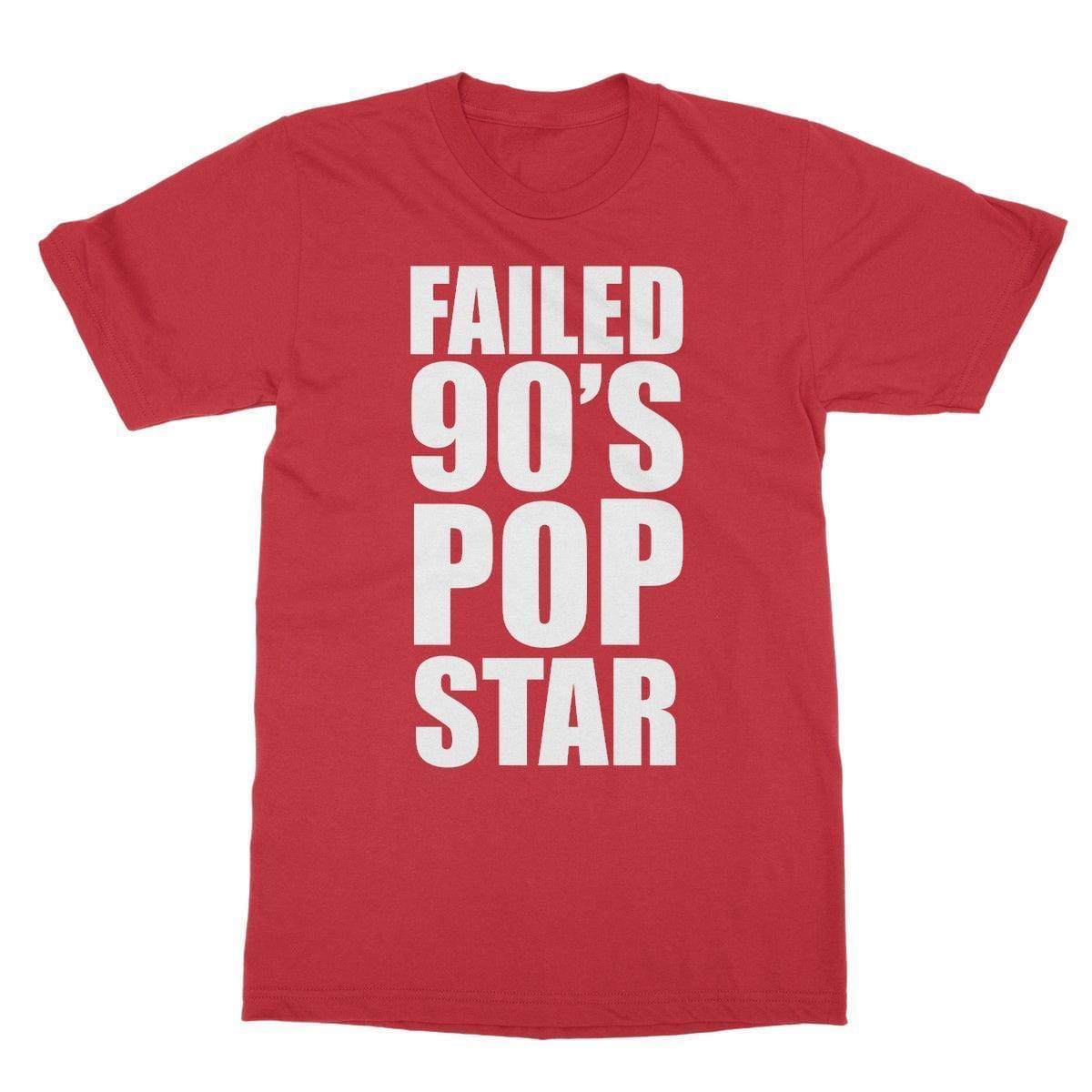 Failed 90's Pop Star Softstyle T-Shirt | Apparel Red