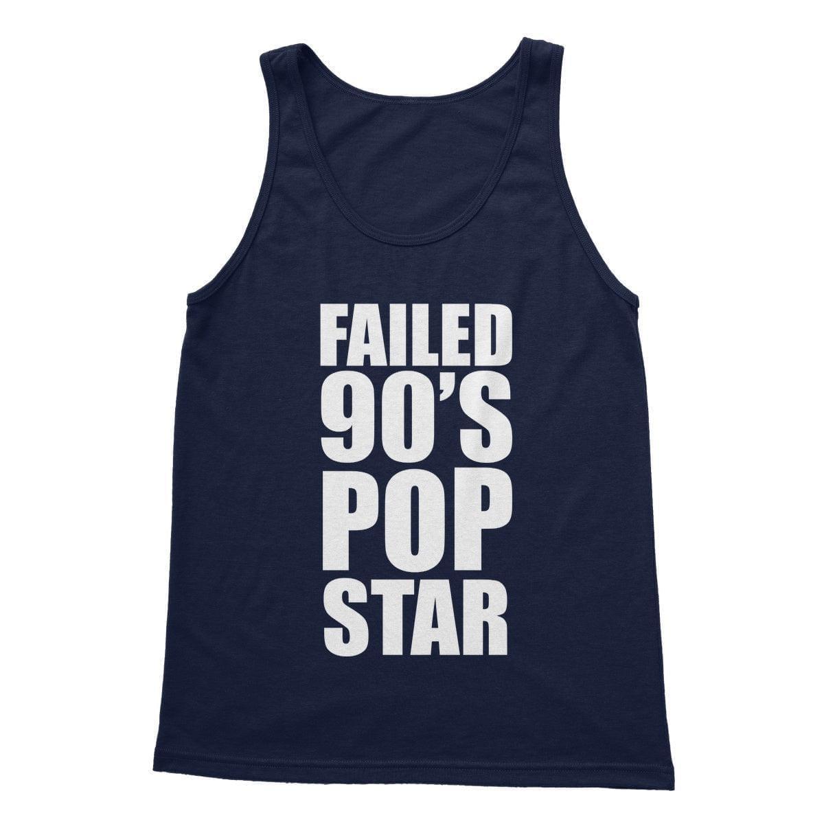 Failed 90's Pop Star Softstyle Tank Top | Apparel Navy