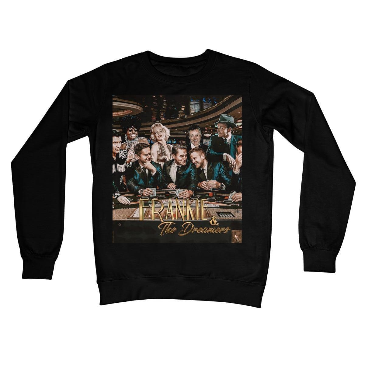 Frankie And The Dreamers Casino 2 Crew Neck Sweatshirt | Apparel Jet Black