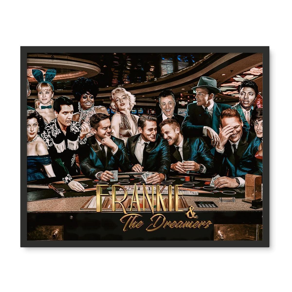 Frankie And The Dreamers Casino 2 Framed Photo Tile | Art Prints 10"x8" Black Frame
