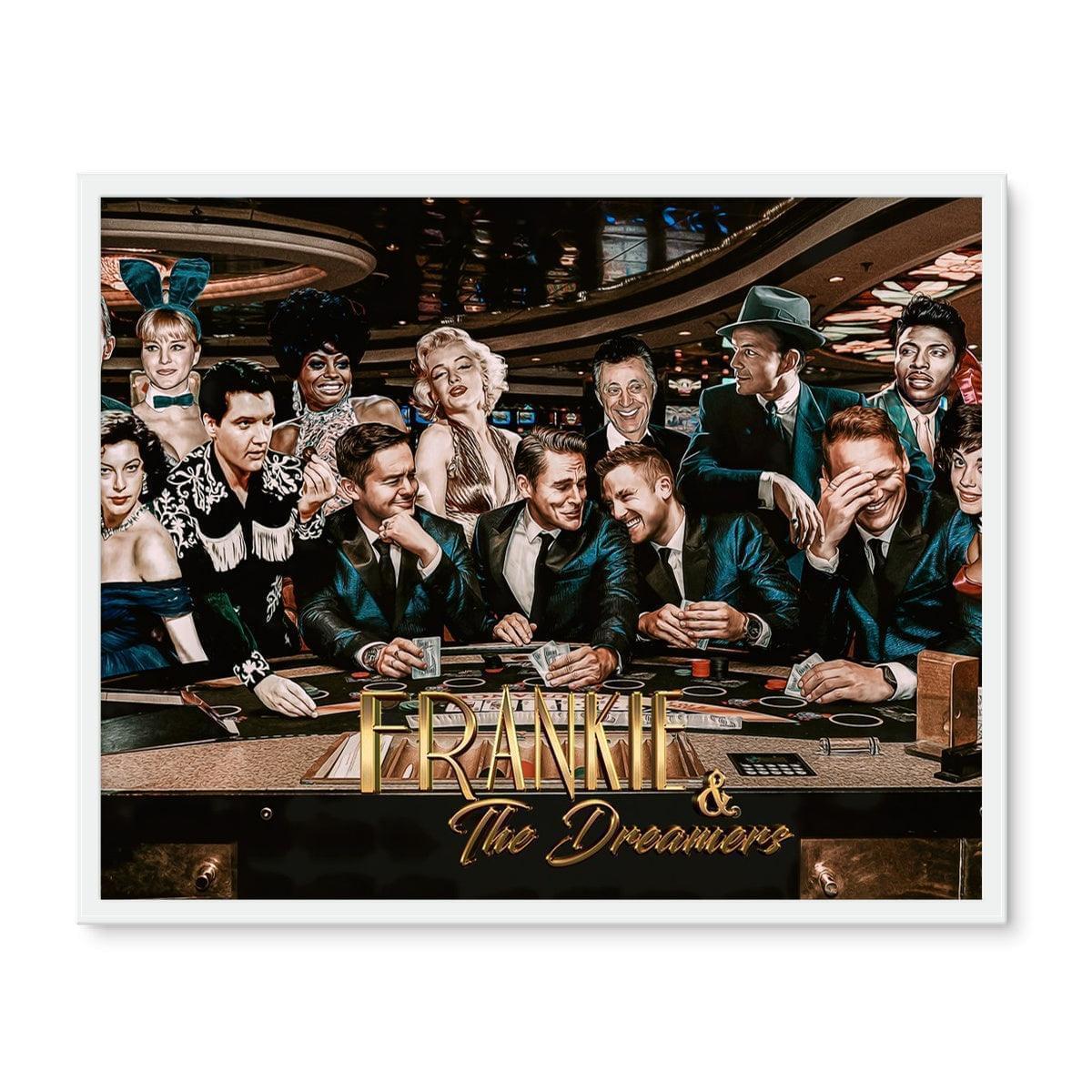 Frankie And The Dreamers Casino 2 Framed Photo Tile | Art Prints 10"x8" White Frame