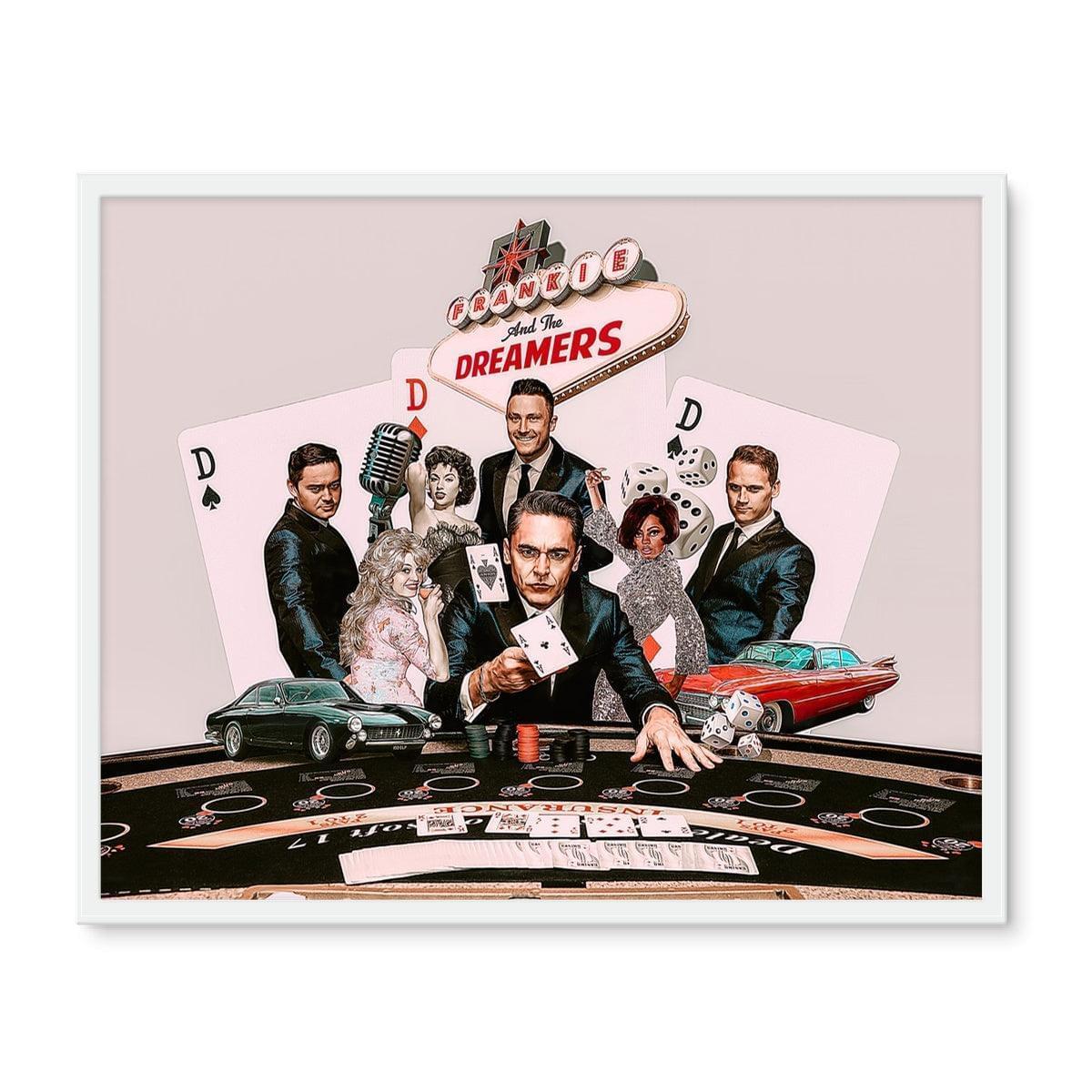 Frankie And The Dreamers Casino Framed Photo Tile | Art Prints 10"x8" White Frame