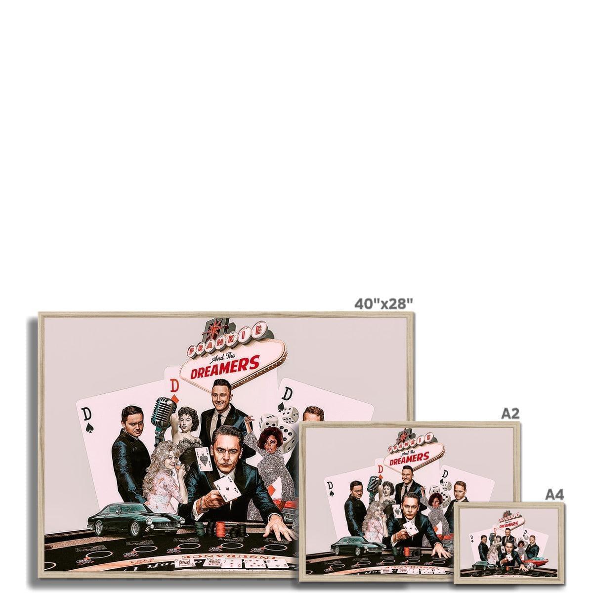 Frankie And The Dreamers Casino Framed Print | Art Prints