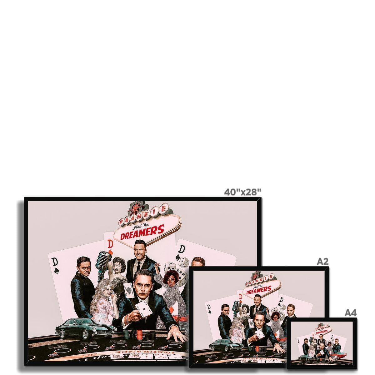 Frankie And The Dreamers Casino Framed Print | Art Prints
