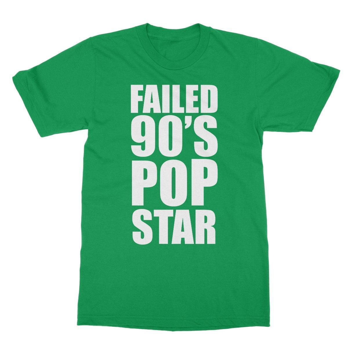 Failed 90's Pop Star Softstyle T-Shirt | Apparel Irish Green