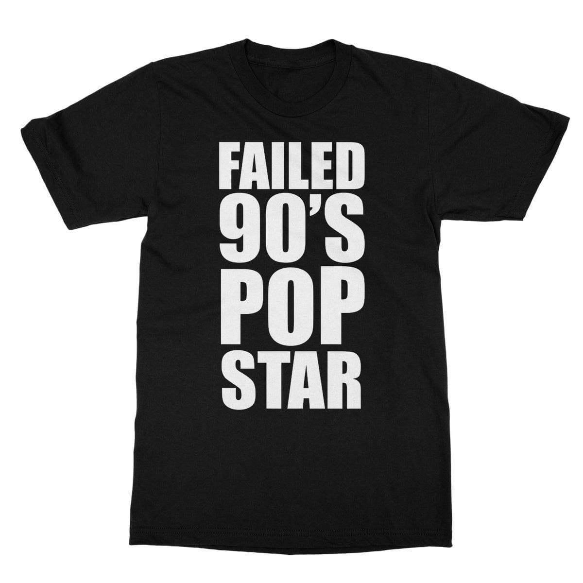 Failed 90's Pop Star Softstyle T-Shirt | Apparel Black