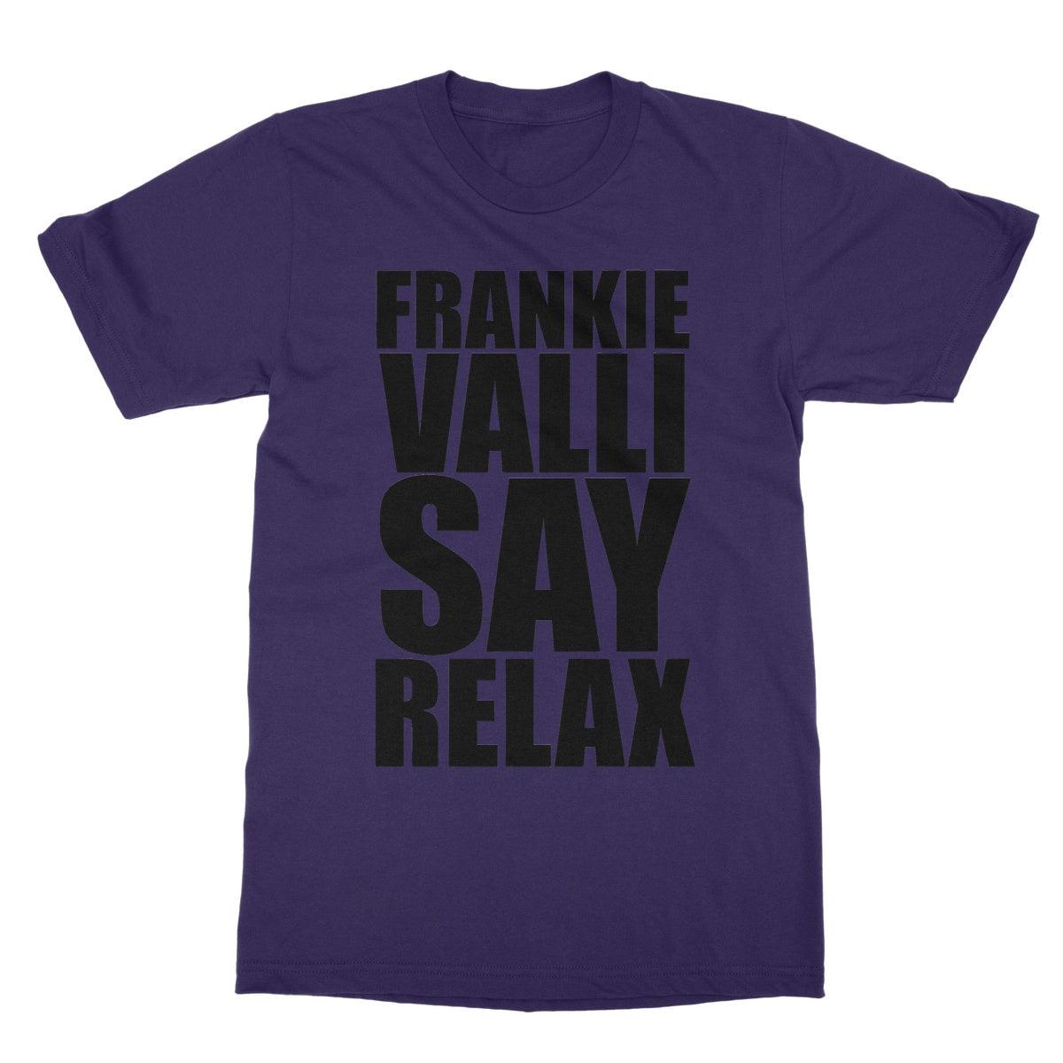 Frankie Valli Say Relax Softstyle T-Shirt | Apparel Purple