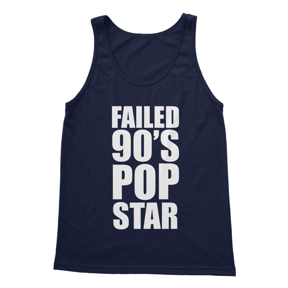 Failed 90's Pop Star Softstyle Tank Top | Apparel Navy