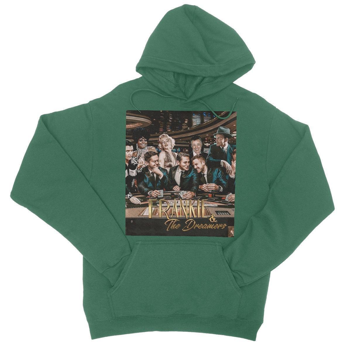 Frankie And The Dreamers Casino 2 College Hoodie | Apparel Bottle Green