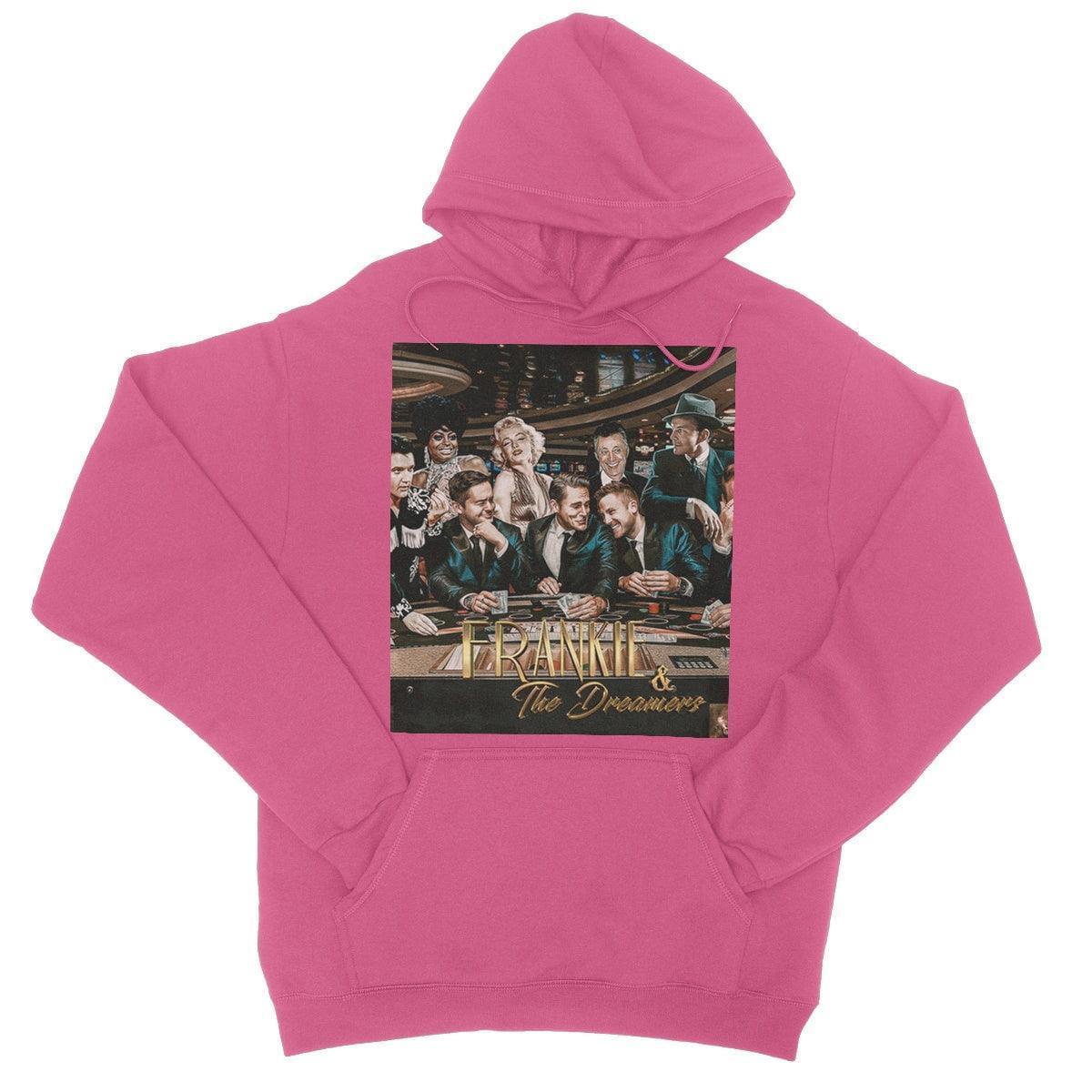 Frankie And The Dreamers Casino 2 College Hoodie | Apparel Hot Pink