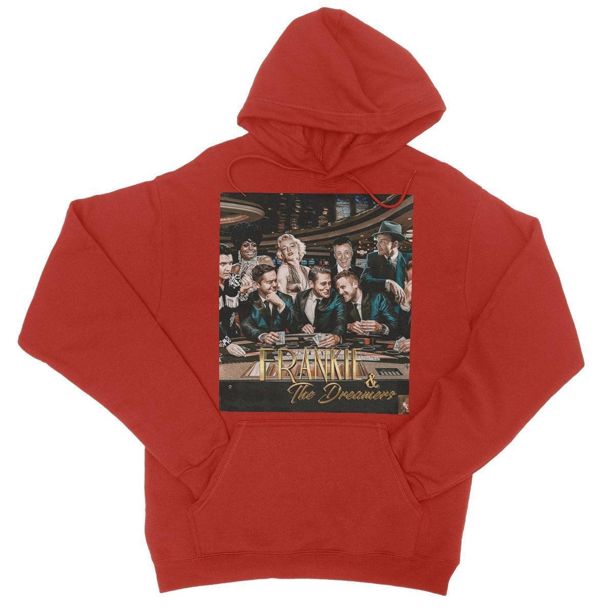 Frankie And The Dreamers Casino 2 College Hoodie | Apparel Fire Red