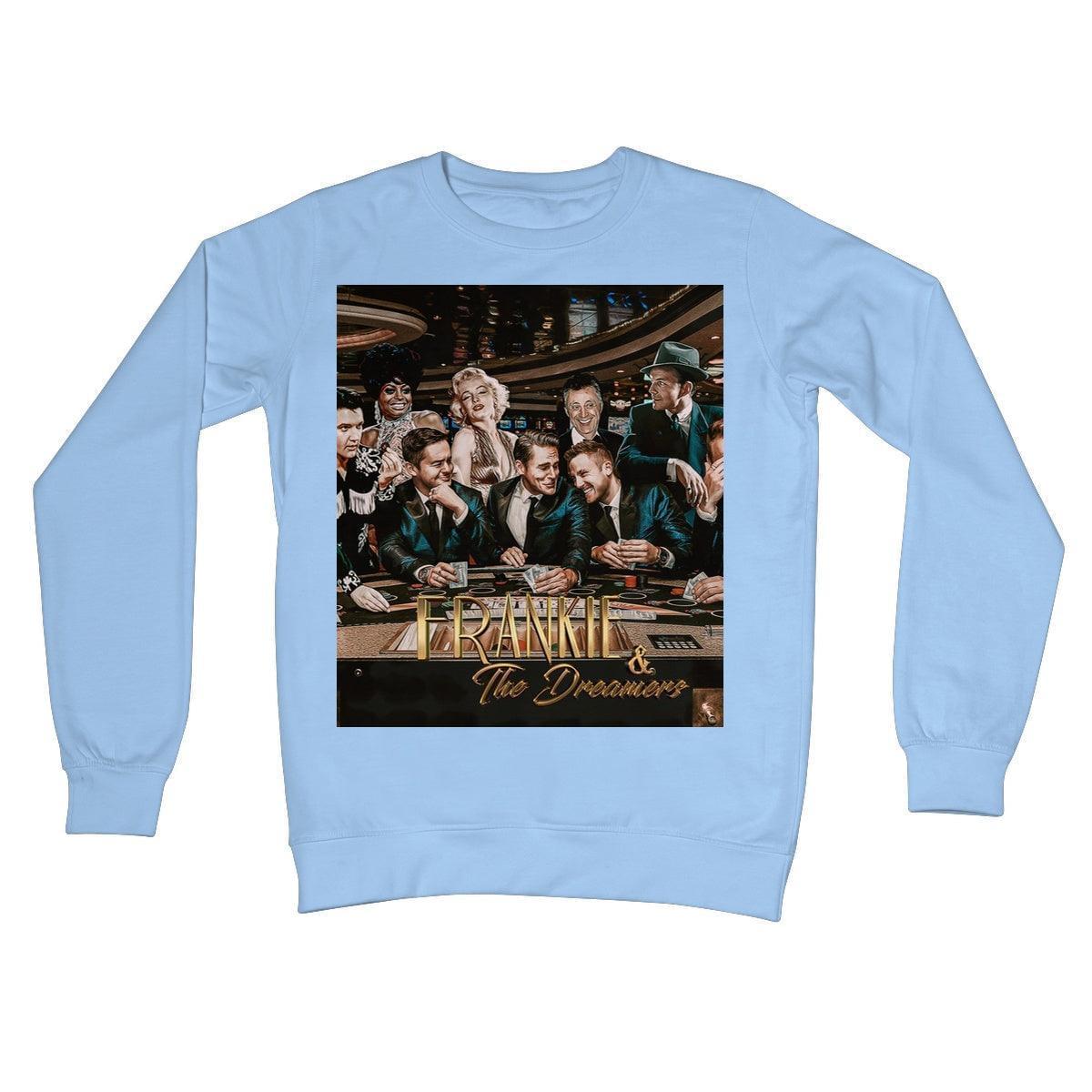 Frankie And The Dreamers Casino 2 Crew Neck Sweatshirt | Apparel Sky Blue