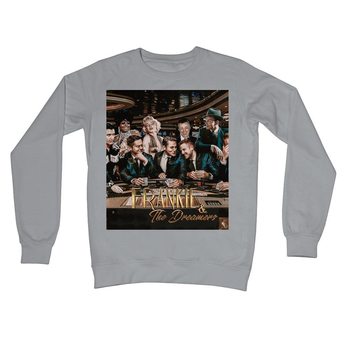 Frankie And The Dreamers Casino 2 Crew Neck Sweatshirt | Apparel Steel Grey