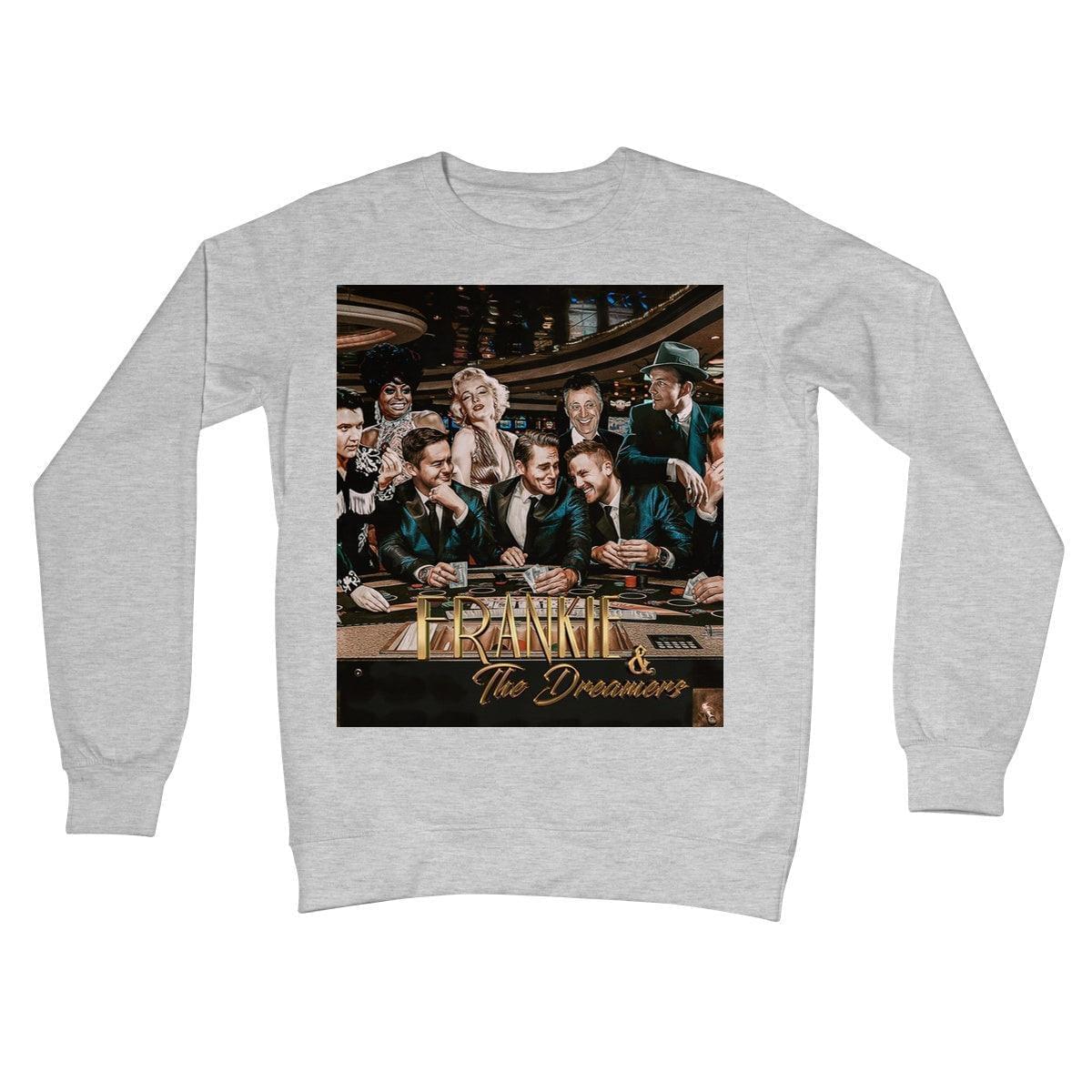 Frankie And The Dreamers Casino 2 Crew Neck Sweatshirt | Apparel Heather Grey