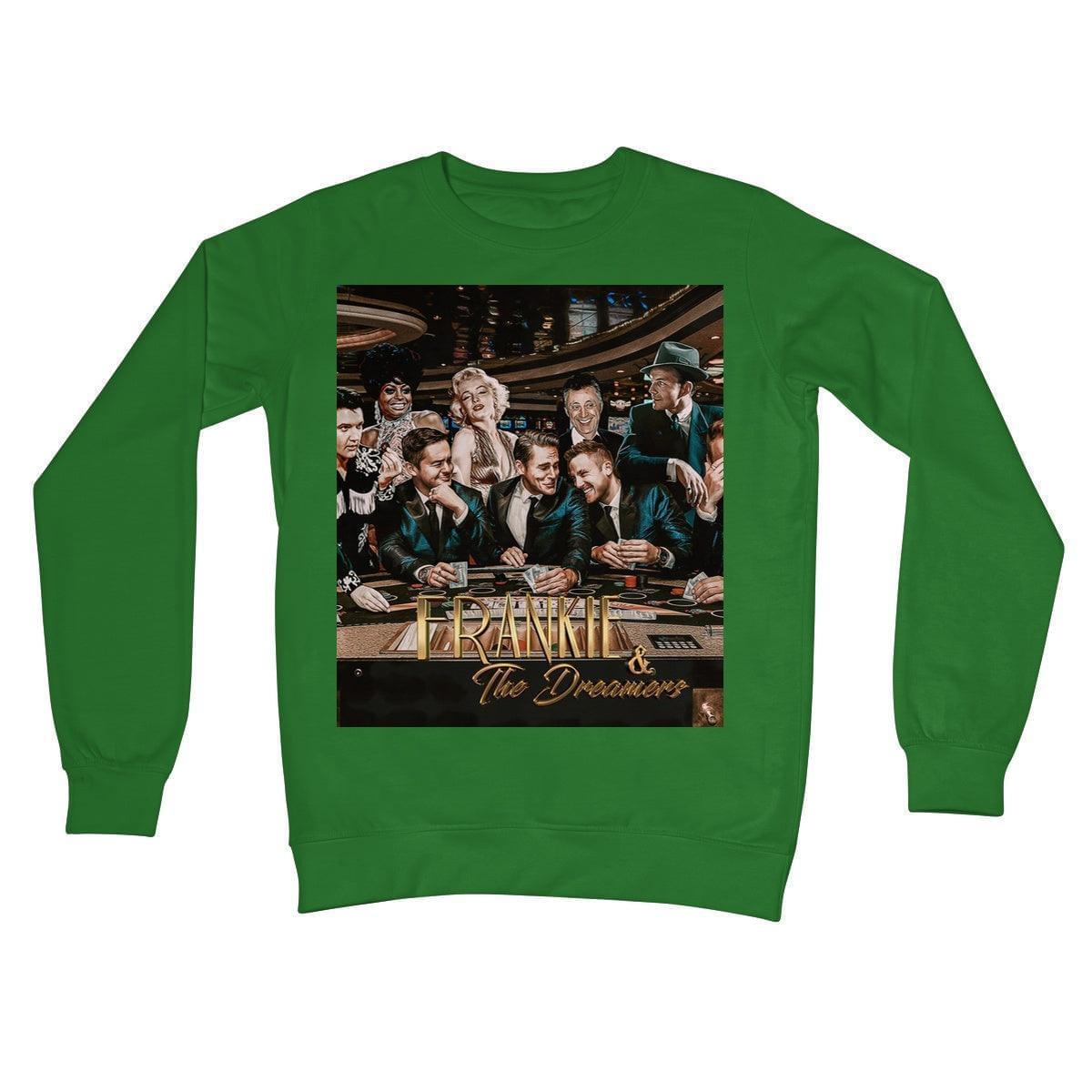 Frankie And The Dreamers Casino 2 Crew Neck Sweatshirt | Apparel Kelly Green