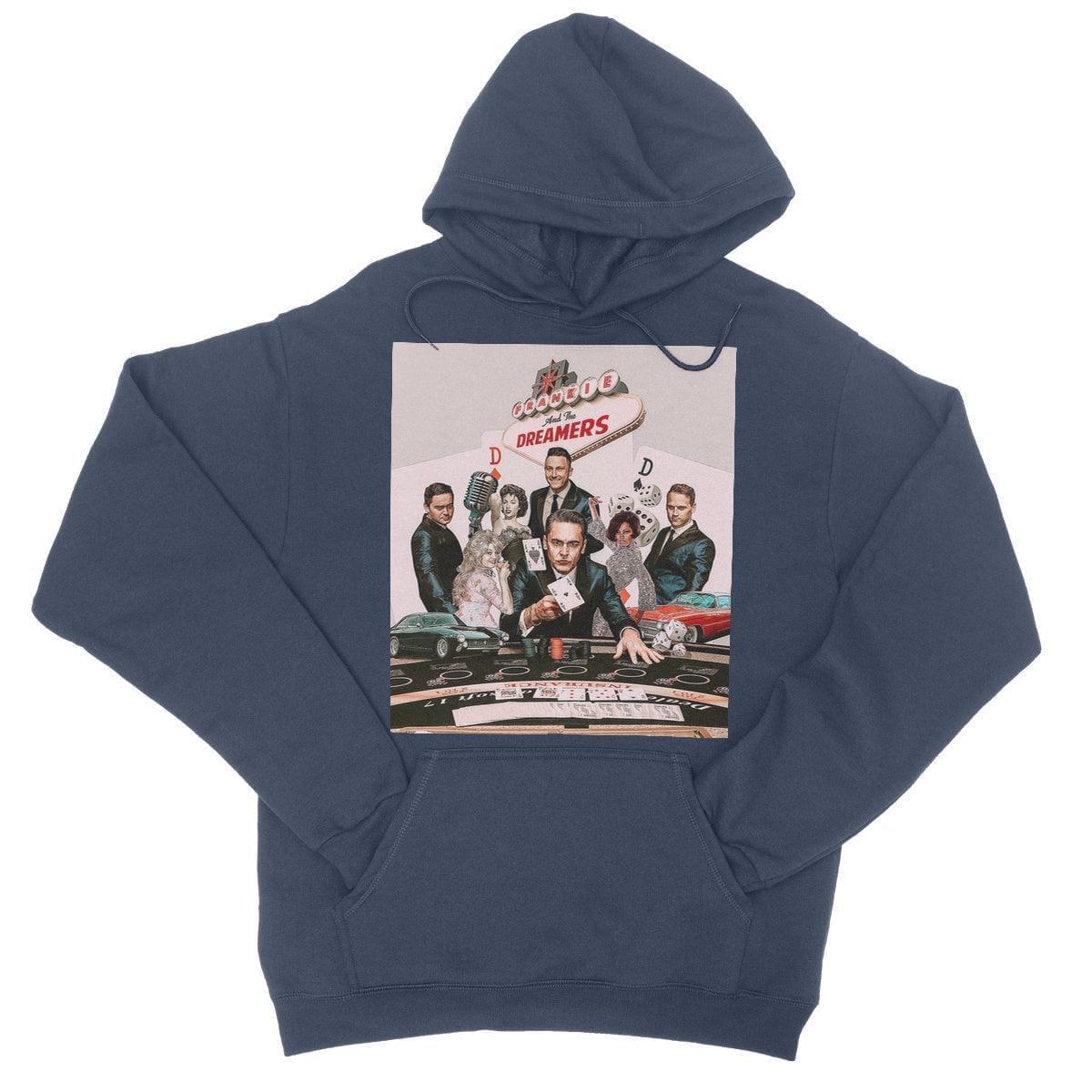 Frankie And The Dreamers Casino College Hoodie | Apparel Oxford Navy