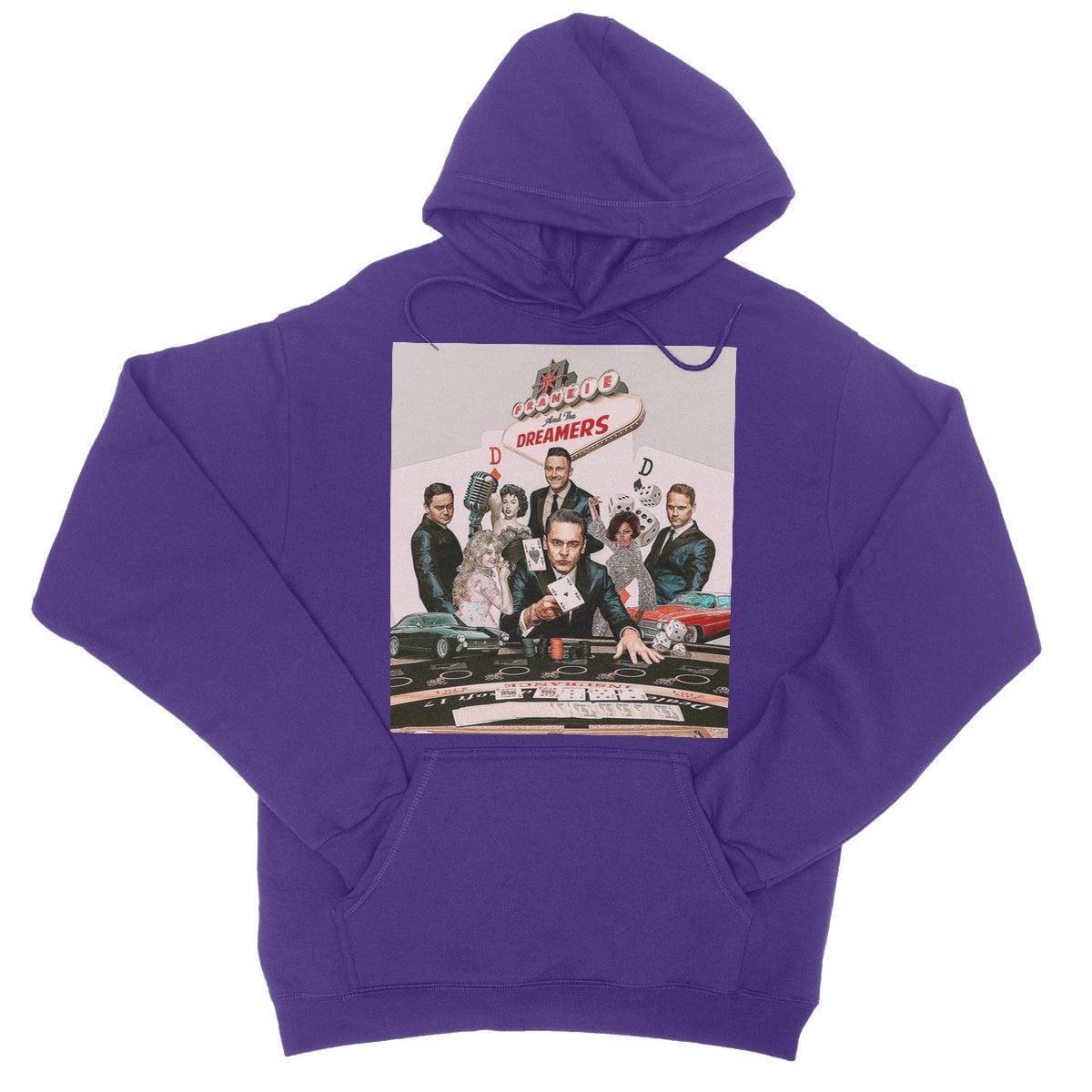 Frankie And The Dreamers Casino College Hoodie | Apparel Purple