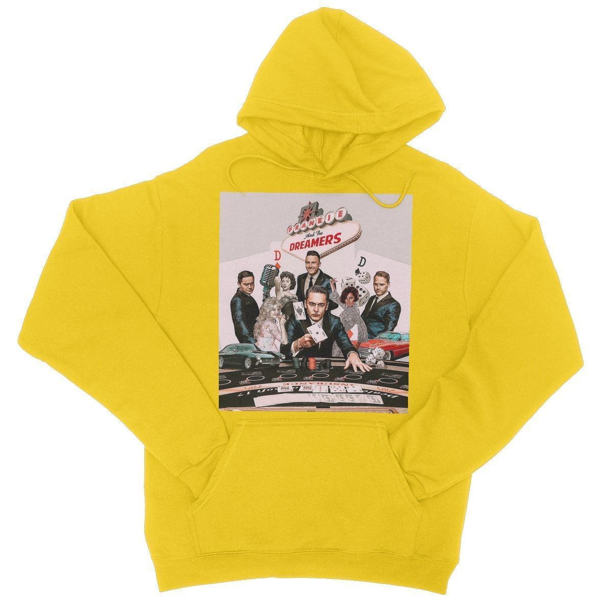 Frankie And The Dreamers Casino College Hoodie | Apparel Sun Yellow