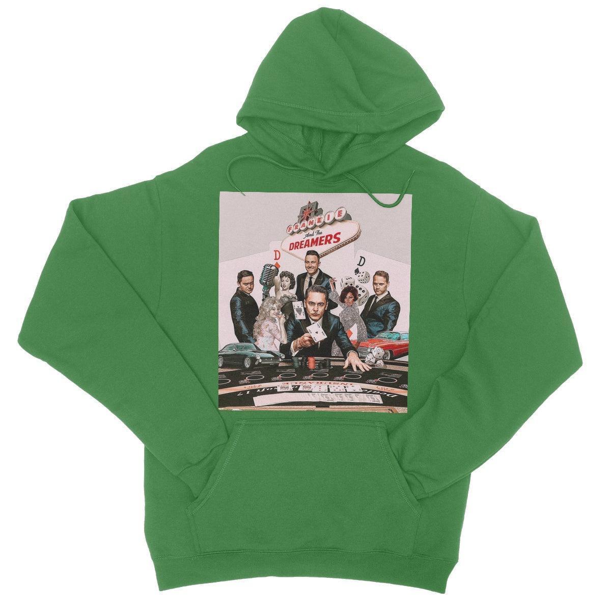 Frankie And The Dreamers Casino College Hoodie | Apparel Kelly Green