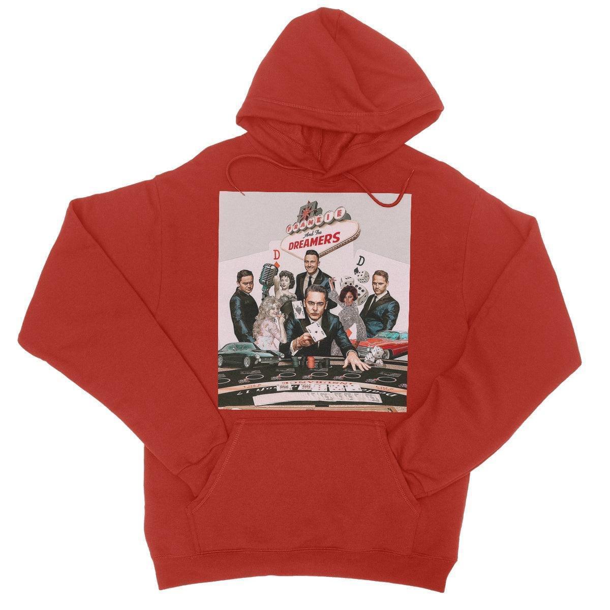 Frankie And The Dreamers Casino College Hoodie | Apparel Fire Red