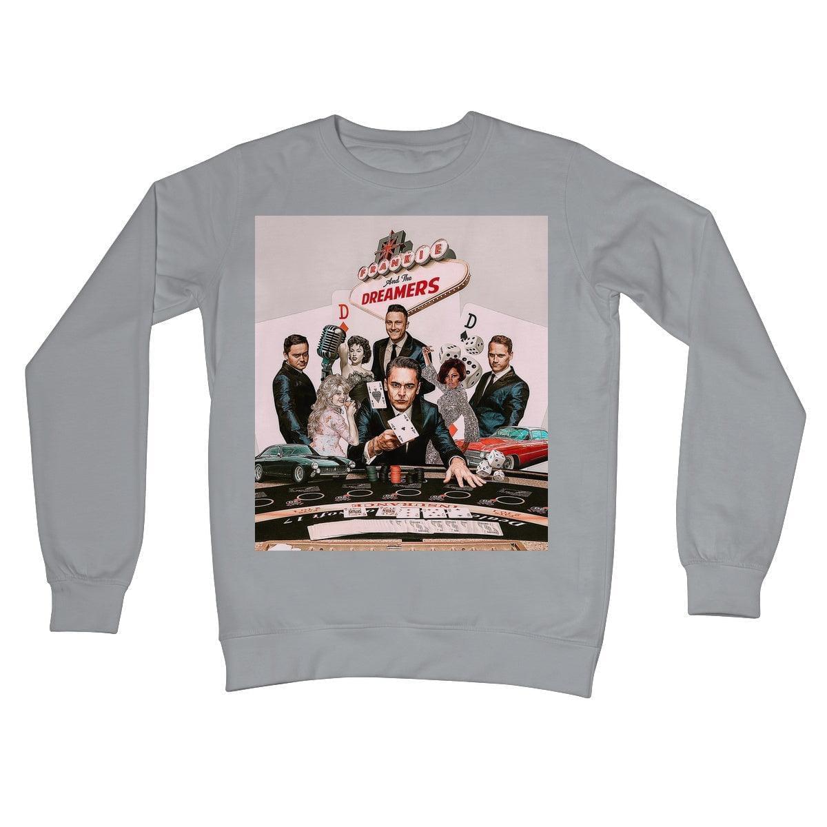 Frankie And The Dreamers Casino Crew Neck Sweatshirt | Apparel Steel Grey