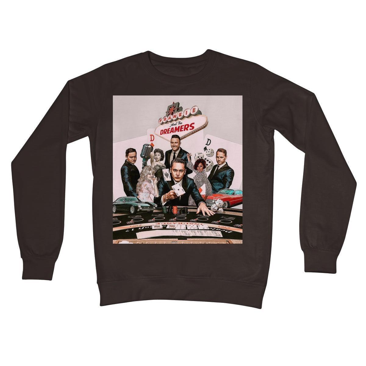 Frankie And The Dreamers Casino Crew Neck Sweatshirt | Apparel Hot Chocolate