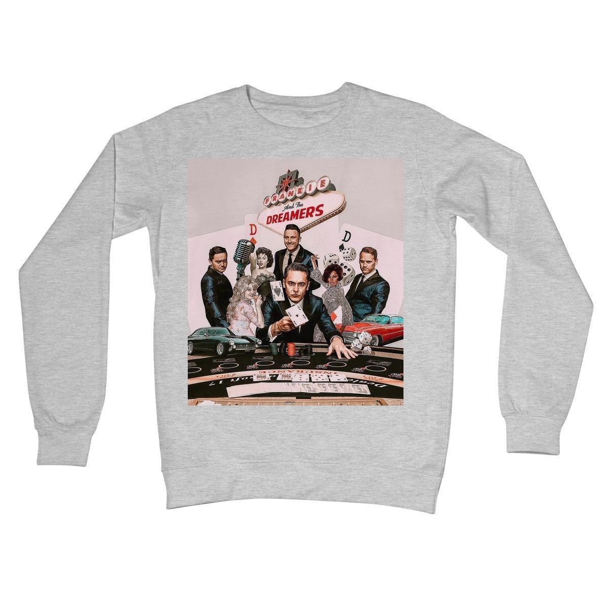 Frankie And The Dreamers Casino Crew Neck Sweatshirt | Apparel Heather Grey