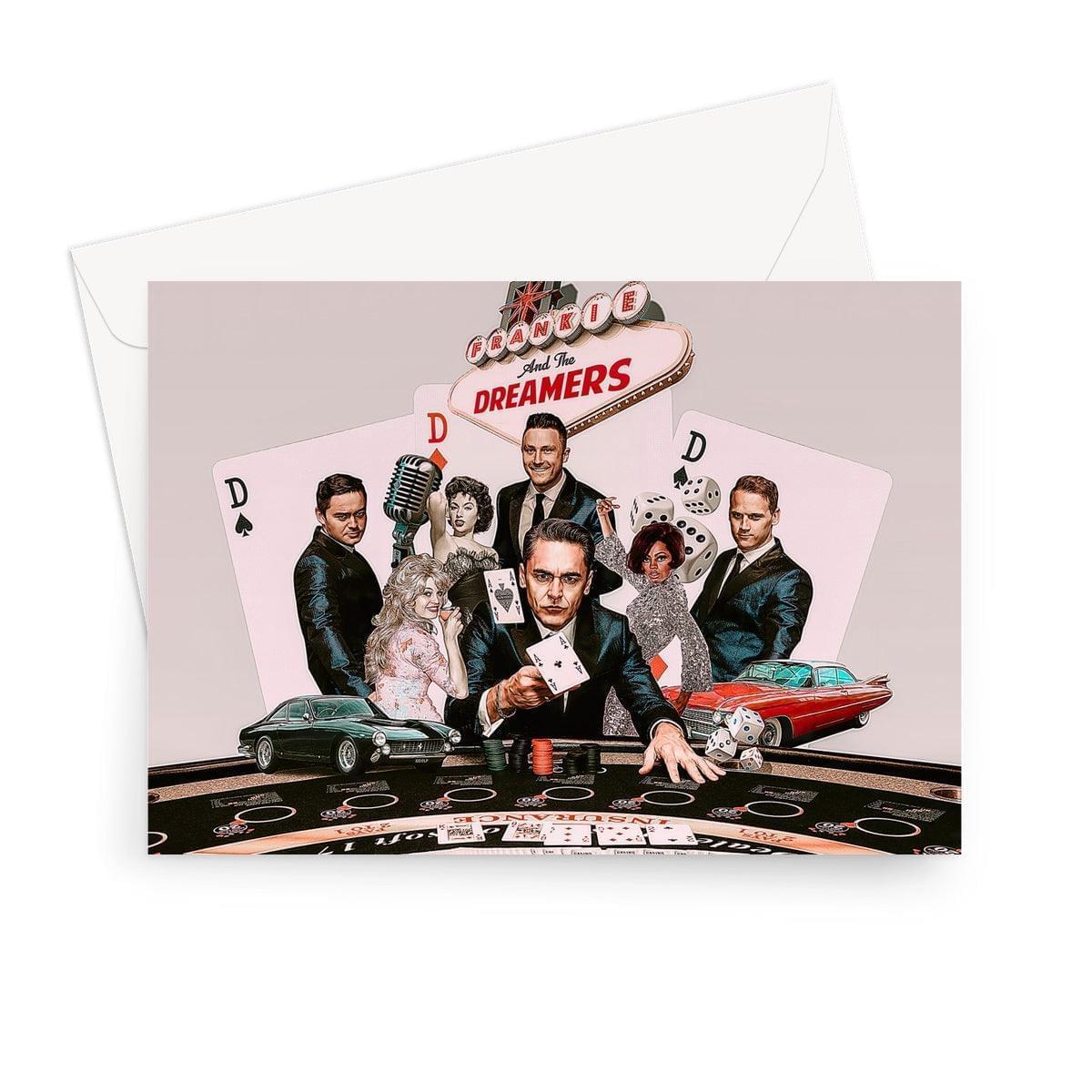 Frankie And The Dreamers Casino Greeting Card | Stationery 7"x5" 1 Card