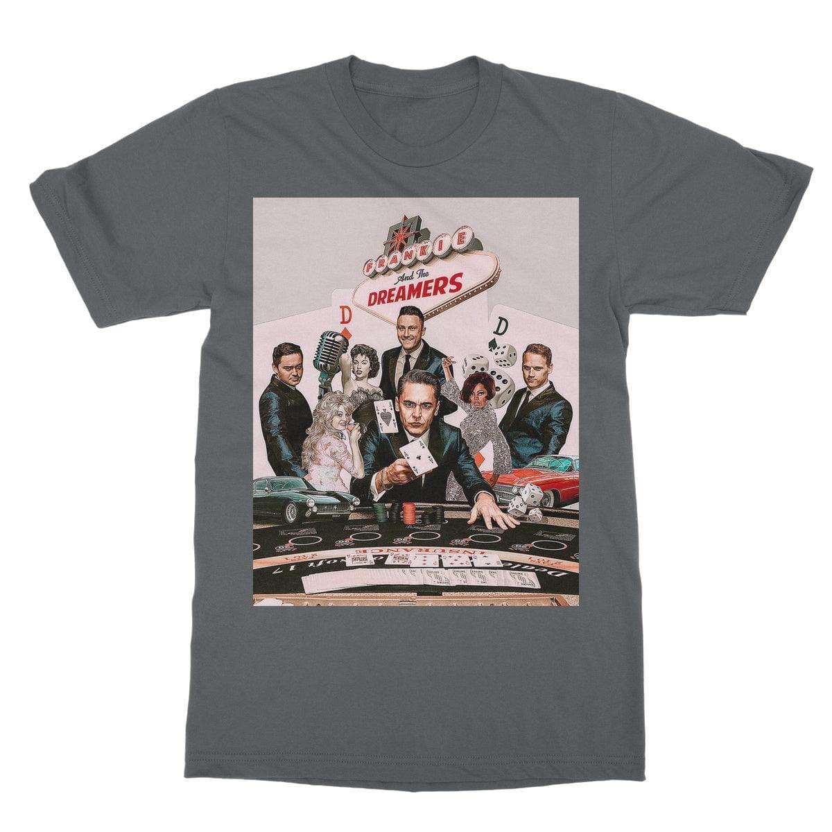 Frankie And The Dreamers Casino Softstyle T-Shirt | Apparel Charcoal