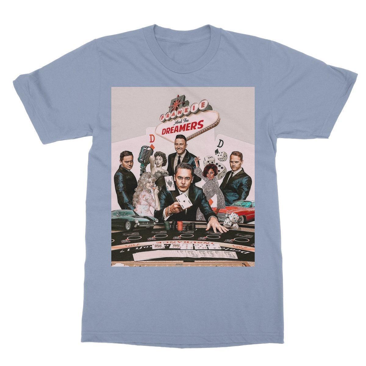 Frankie And The Dreamers Casino Softstyle T-Shirt | Apparel Light Blue