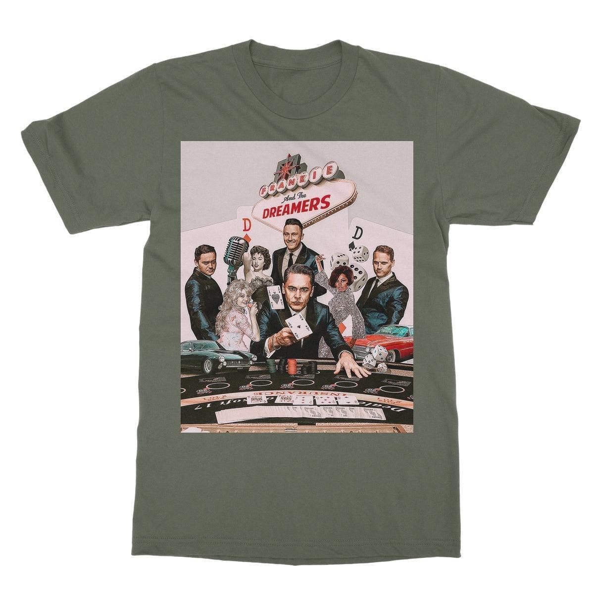 Frankie And The Dreamers Casino Softstyle T-Shirt | Apparel Military Green