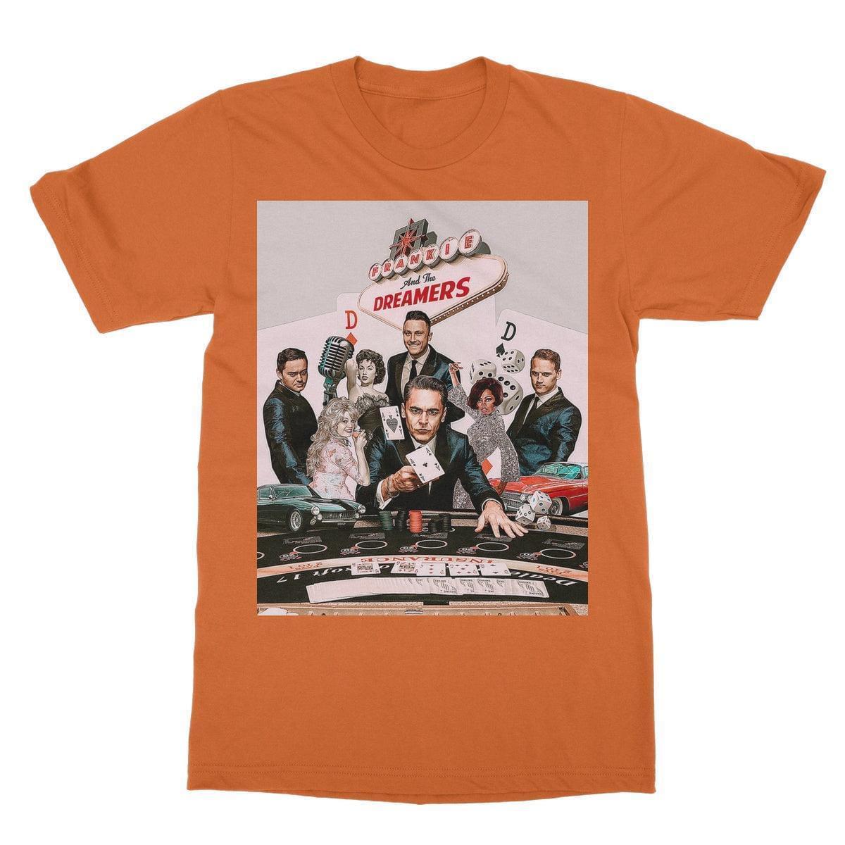 Frankie And The Dreamers Casino Softstyle T-Shirt | Apparel Orange