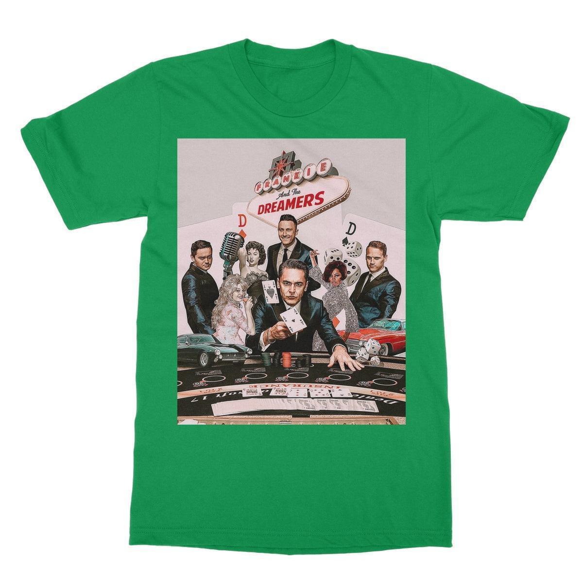 Frankie And The Dreamers Casino Softstyle T-Shirt | Apparel Irish Green