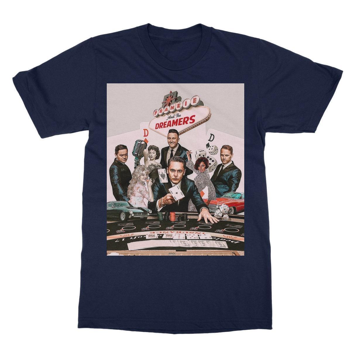 Frankie And The Dreamers Casino Softstyle T-Shirt | Apparel Navy