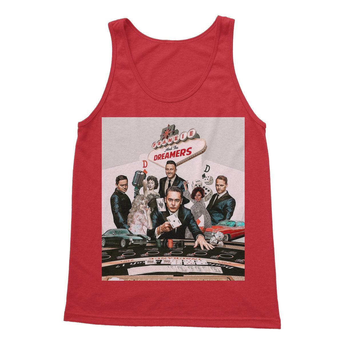 Frankie And The Dreamers Casino Softstyle Tank Top | Apparel Red