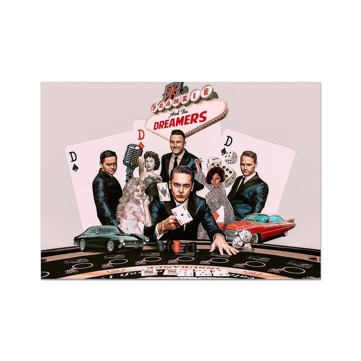 Frankie And The Dreamers Casino Wall Art Poster | Art Prints A2 Landscape