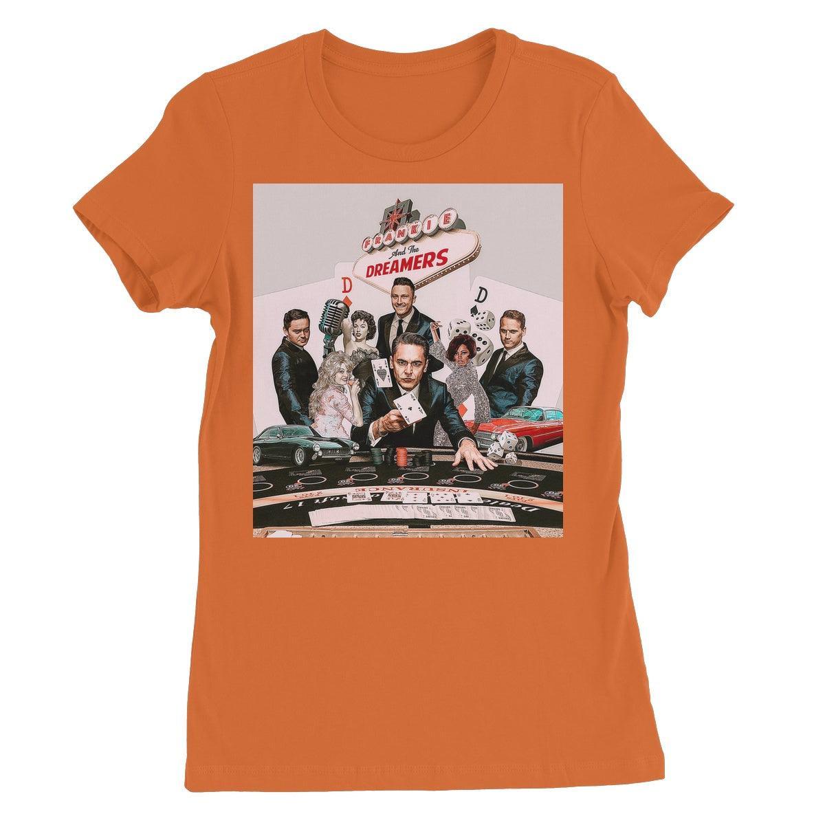 Frankie And The Dreamers Casino Women's Favourite T-Shirt | Apparel Orange