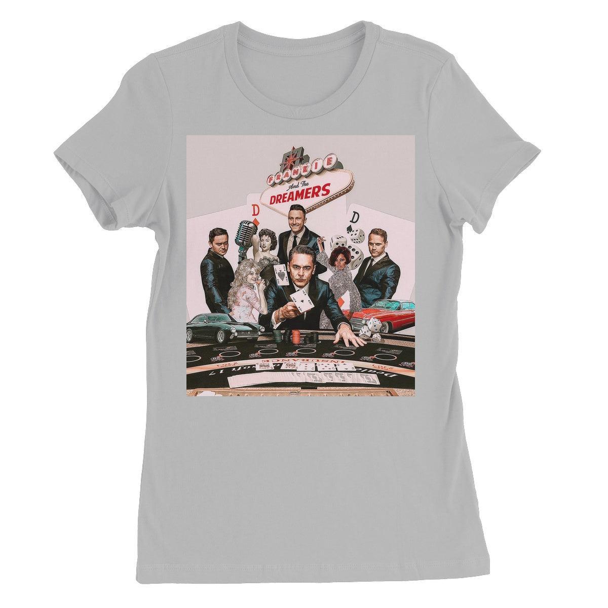 Frankie And The Dreamers Casino Women's Favourite T-Shirt | Apparel Silver