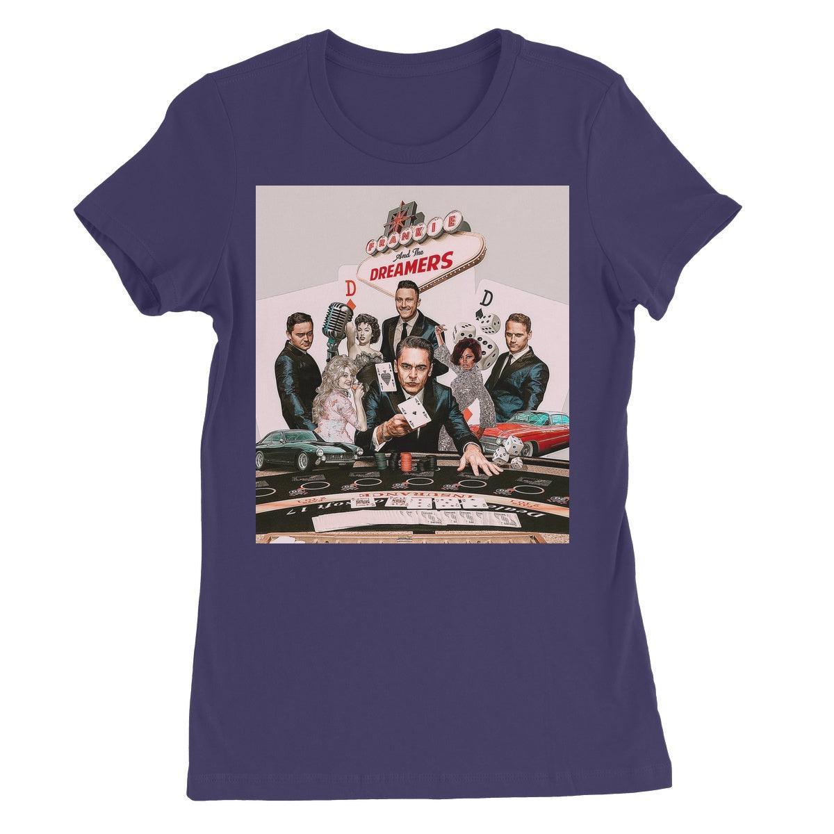 Frankie And The Dreamers Casino Women's Favourite T-Shirt | Apparel Navy